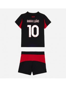 AC Milan Rafael Leao #10 Replika Hemmakläder Barn 2025-26 Kortärmad (+ byxor)
